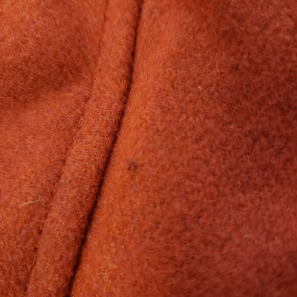 Rampage Womens Peacoat Size XL Red Toggle Full Zip Pockets Animal Print Lining - Picture 12 of 12